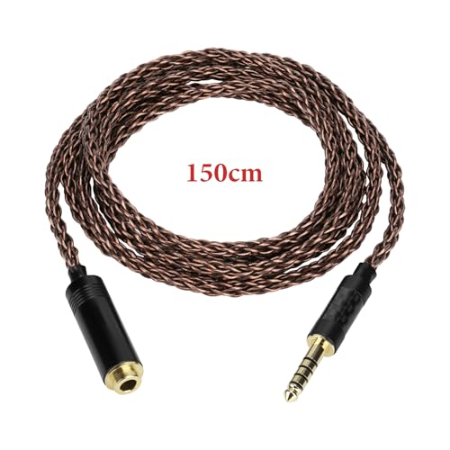 GEEKRIA Apollo 6NOCC 4.4mm Balanced Cable Single Crystal Copper Upgrade Extension Cord, 4.4mm Male to Female Replacement Cord for HiFi Headset (4.9ft / 1.5m) by GEEKRIA - Used condition - Image 2