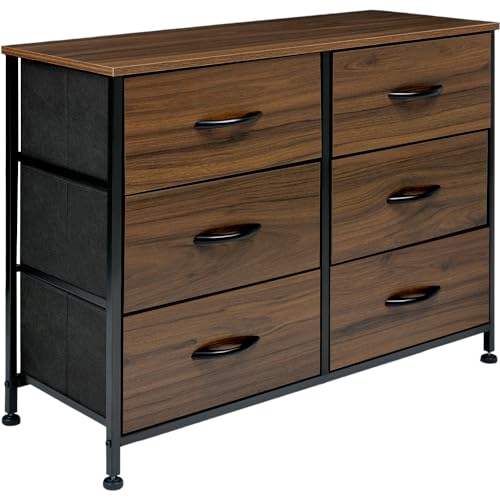 Catálogo para Comprar On-line Cómodas y cajoneras - los más vendidos. 50 RACK & PACK Comoda Cajonera de Almacenamiento para Habitacion Recamara Dormitorio Hogar Tipo Madera Estructura de Metal 6 Cajones de Tela para Ropa Mueble Organizador con Diseño...