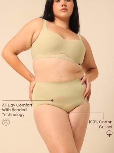 Image of Krvvy All-Day Control Tummy Tucker Shaper for Women | Seamless High-Waist Shapewear with Targeted Belly Fat Compression | Super Stretch Fabric | Lightweight,Odourless & Comfort for Upto 12 Hrs