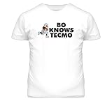 Bo Jackson Bo Knows Tecmo Bowl T Shirt XL White