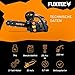 FUXTEC Benzin Baumpflegesäge FX-KS226 Kettensäge 25,4ccm – Schwertlänge 30cm – Motorsäge Top Handle/Einhandsäge
