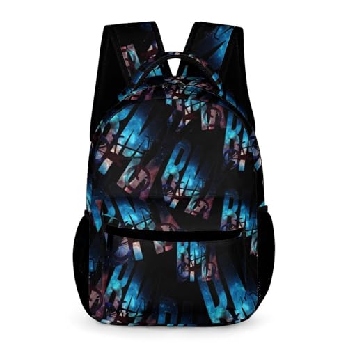 BMX Bike Rider Freestyle Travel Backpack Casual Daypacks Lightweight Shoulder Bag with Pockets