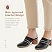 Jinny's Shoppe 8/12 Pairs Womens No Show Half Socks Seamless Non-Slip Invisible Grip Liners Toe Topper Covers for Mules Clogs (US, Alpha, One Size, Regular, Short, 2 White, 2 Tan, 2 Gray, 2 Black)