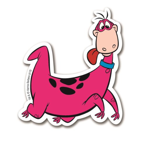 Logoshirt Fridge magnet Dino - Refrigerator magnet The Flintstones - shaped - original licensed product