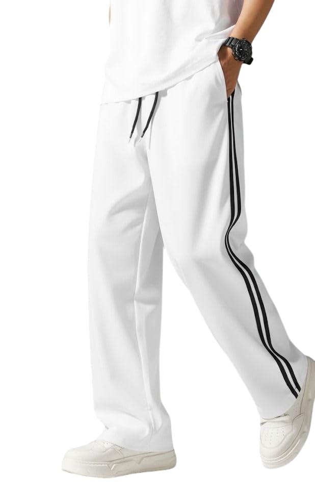 pasion enterprise Mens Solid Polyester Straight Fit Track Pants with Drawstring Closure | Full Length Comfortable Fabric | Bottom Wear | Ideal for Gym, Running and Travel-picture-27