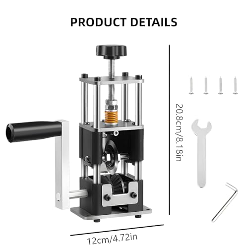 Image of Xfopz Wire Stripper Machine,0.04 inch-1 inchInches Manual Wire Stripping Machine,Hand Crank Copper Wire Stripper, Portable Steel Frame Drill Powered Stripping Tool for Scrap Copper Wire Cable Recycling