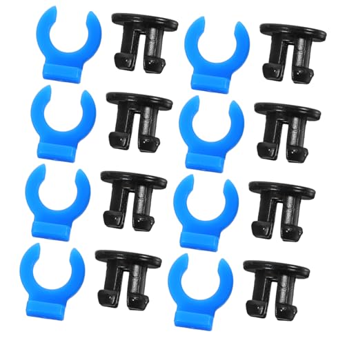 Didiseaon 3d Printer Bowden Tube Coupling Collet Clamp Clip Set 8pcs (4 Clamps + 4 Clips) for Extruder Hotend 4mm Ptfe T