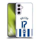 Head Case Designs Officially Licensed Brighton & Hove Albion F.C Carlos Baleba 2025/26 Players Home Kit Gel Case [Military Grade Protection] Compatible with Samsung Galaxy A35 5G