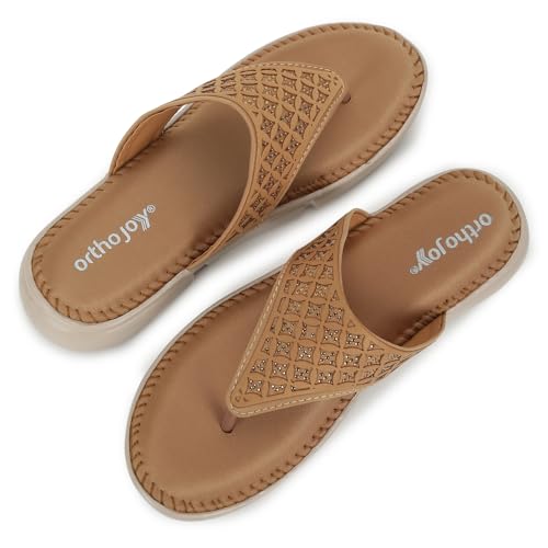 Image of ORTHO JOY doctor Fancy Slipper for women || Orthopedic Women's Fancy Sandal For Women