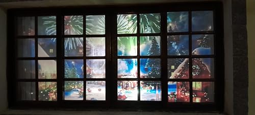 Projetor Natal Tela translúcida projeção led Natalino 100 videos wifi Halloween magic desenho christ