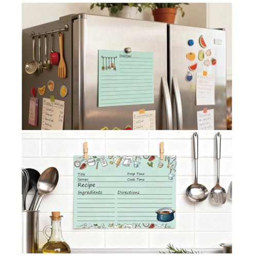 Cartes de recettes 10,2x15,2 cm idée cadeau originale pour invités - 3