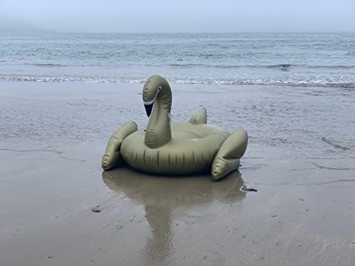 LianShi Inflatable Giant Lifebuoy Pool Summer Toy Inflatable Good Mouth Swan