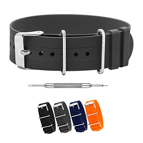 Benchmark Basics Silicone Watch Band - Single Pass