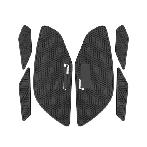 Protection réservoir Daytona 660 2024 autocollant de traction anti-dérapant noir