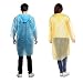 Samhe Rain Ponchos Disposable Universal Size With Hood Five Different Colors (10 packs)