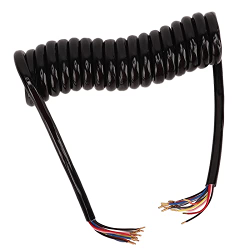 Cable en espiral de la base del remolque 13 pines extensión de poder de cobre 20AWG para RVs 6