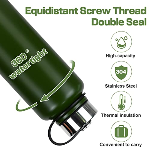 Edelstahl-Trinkflasche 1,5 Liter Mightyduty Thermoskanne