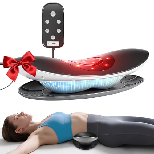 Zenopax Electric Lower Back Massager for Pain Relief with Dynamic Airbag Traction, 3-Level Heat, Vibration - Quick Relaxation, Easy to Use, Home/Office Use