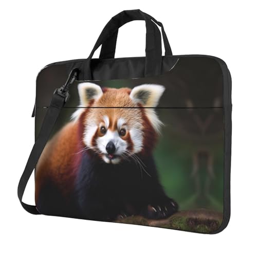 Sacoche ordinateur portable panda rouge spacieuse et antichoc pour vos trajets