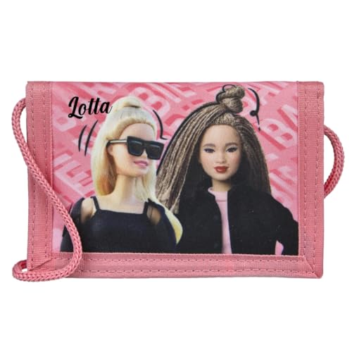 Undercover Geldbörse Barbie Mädchen - Personalisiert mit Name -...