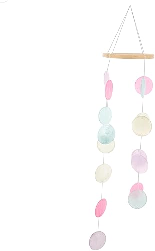 Campana de viento para decoración de exteriores e interiores, anillo colgante, campanilla de viento creativa para jardín, patio y decoración del