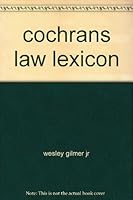 Cochran's Law Lexicon 0870841483 Book Cover