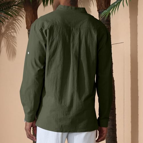 Image of CTU Men's Cotton Shirt Pirate Shirt Medieval Viking Renaissance Costume