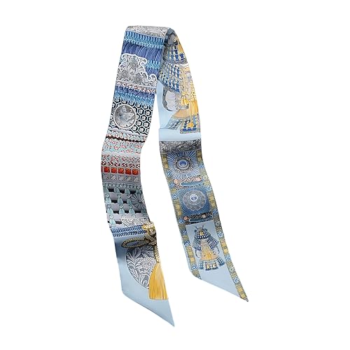 Image of Pure Mulberry Silk Scarf - Lightweight Neckerchief,Packed Handbag Band Hair Neck Scarves for Fashion Gifts