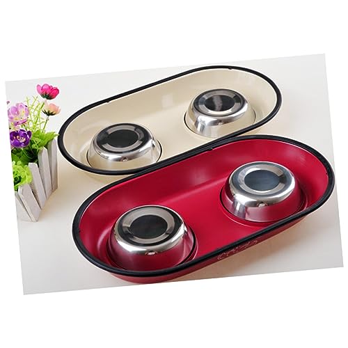 Beaupretty tigela anti-vômito para animais de estimação comedouro para filhotes tigelas de gato tige