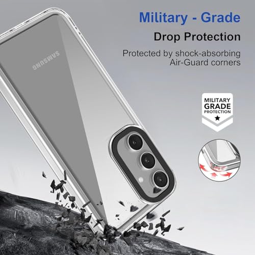Image of NDCOM for Samsung A55 Back Cover, A55 Samsung Mobile 5G Back Cover, Samsung A55 5G Back Cover Transperent Back Case