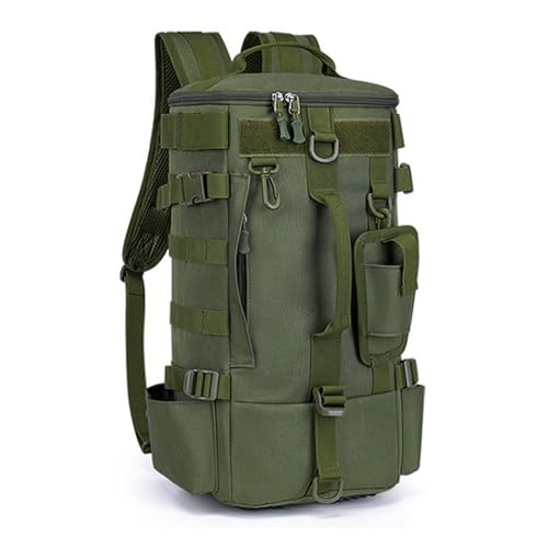 Mochila de,Mochila para Equipo de con Portacañas Integrado - Mochila Impermeable para Senderismo, Viajes en Moto, Kayak, Playa, Camping y Excursiones