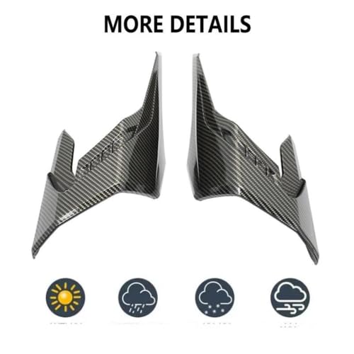 Ailes de moto aspect carbone pour CB650R 2018-2023