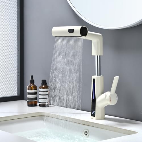 Mitigeur de salle de bains extractible pour routine matinale