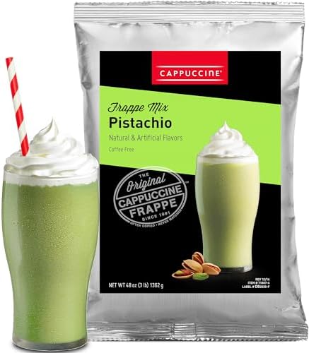 Cappuccine Pistachio Frappe Mix, 3 Pound (Pack of 1)