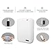 YDuupxe Scent Diffuser, 150ML Quiet Working APP Control Wall Mounted Design Aromatherapy Diffuser for Hotels Offices Beauty Salons (White)