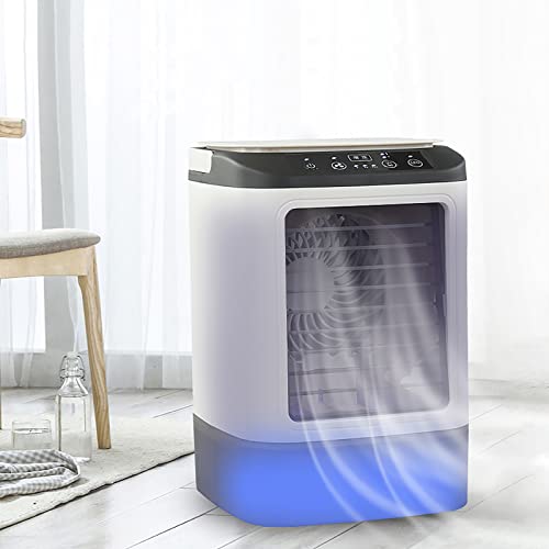 Portable Air Conditioner, Evaporative Air Cooler in 3 Speed, USB Air Personal Conditioner With Humidifier, Home Dormitory Bedroom Silent Chiller Portable Air Conditioner, Evaporative Air Cooler in 3 Speed, USB Air Personal Conditioner With Humidifier, Home Dormitory Bedroom Silent Chiller