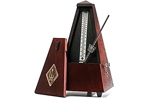 Wittner Taktell Classic Wooden Metronome with Bell 811M (Mahogany Finish)