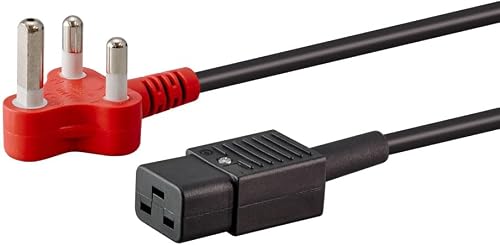 Single Dedicated to C19 Non-Moulded Power Cable, 3 Meter Length