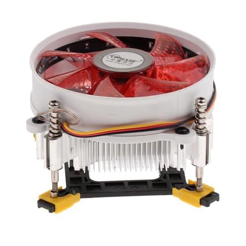 Enfriador de CPU con ventiladores de alta velocidad, luces LED y tubos disipadores de calor