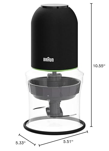 Braun CH3012BK EasyPrep&trade; Mini Food Processor, 4 cup, Black