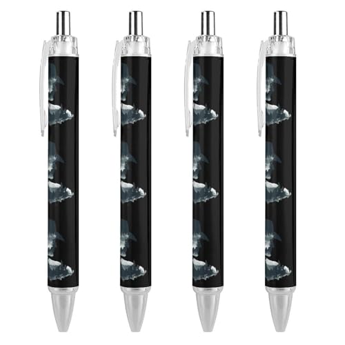 Stylos à bille 0,5 mm pointe fine rétractables avec grip confort pour le bureau