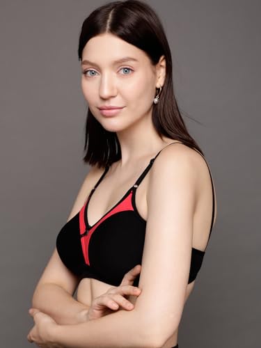 Image of Clovia Women's Cotton Rich Non-Padded Non-Wired T-Shirt Bra