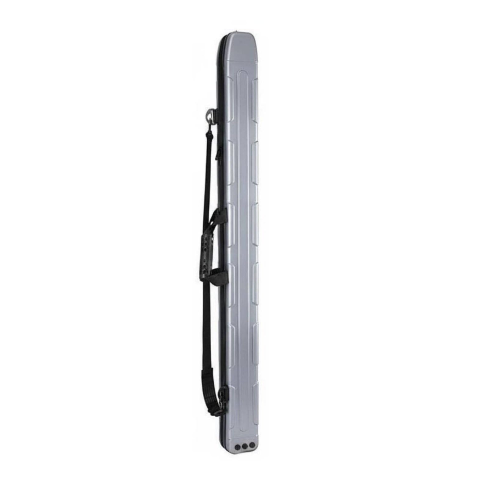 rockible Custodia Porta Canne da Pesca Rigida Impermeabile Borsa Protettiva Astuccio Trasporto Tubo Canne Design Leggero in Cinghia E Impugnatura per Mobilità, Argento, Argento, 156CM 10CM 10CM