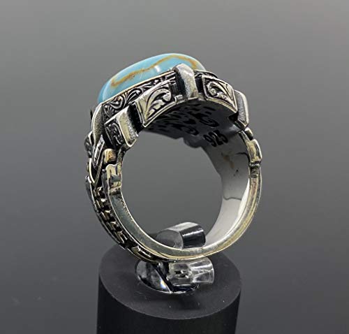 925k Sterling Silver Large Men's Statement Ring4