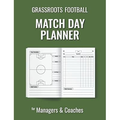 Grassroots Football Match Day Planner