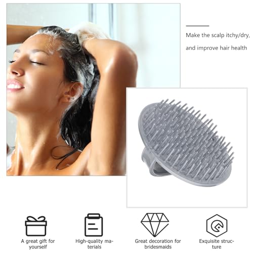 Peigne de lavage manuel pour cuir chevelu et grattoir de massage corps - 7