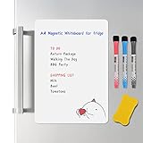 Versátil: ideal para planificadores familiares, listas de compras, listas de tareas pendientes, planificadores de menús, planificadores de comidas, compañeros de estudio y más. Esta pizarra A4 es reutilizable, por lo que simplemente puede limpiarla y volver a escribir su plan. También se puede utilizar para reuniones de oficina y escolares.