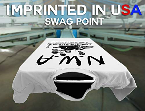 Swag Point Urban Streewear Graphic 100% Cotton T Shirts (L, Nwa Poster) #TOP4