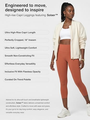 Image of Conceited High Waisted Ultra Soft Leggings for Women - Full Length, Capri Length and Biker Shorts - Available in Plus Size