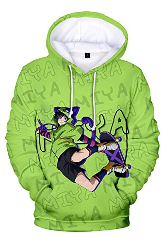 Taeyue Anime SK8 The Infinity Sudadera Miya Cover